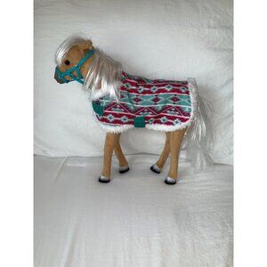 My Life Poseable Pony Horse with blanket & Bridle